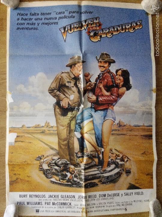 Cinema: Vuelven los caraduras - aprox 70x100 Cartel ORIGINAL cine (L30)