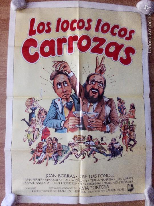 Cinema: Los locos locos carrozas - aprox 70x100 Cartel ORIGINAL cine (L30)