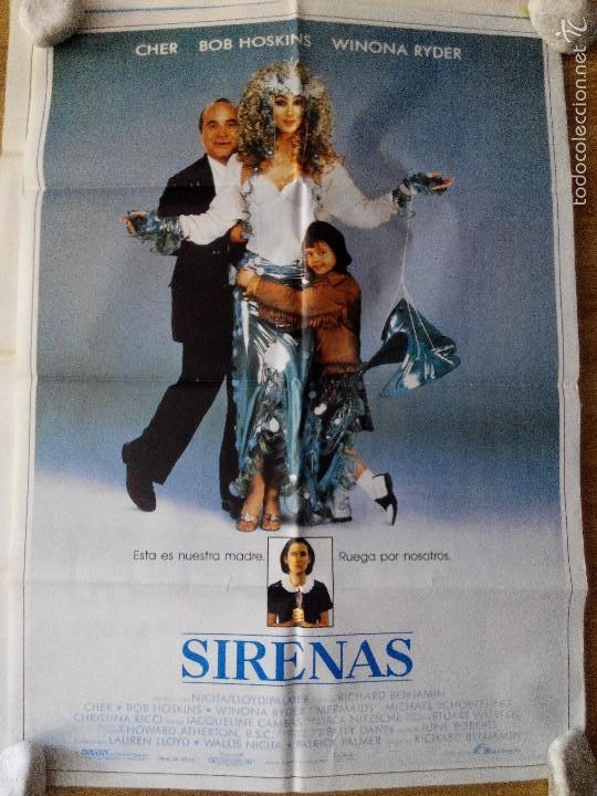 Cinema: Sirenas - aprox 70x100 Cartel ORIGINAL cine (L30)
