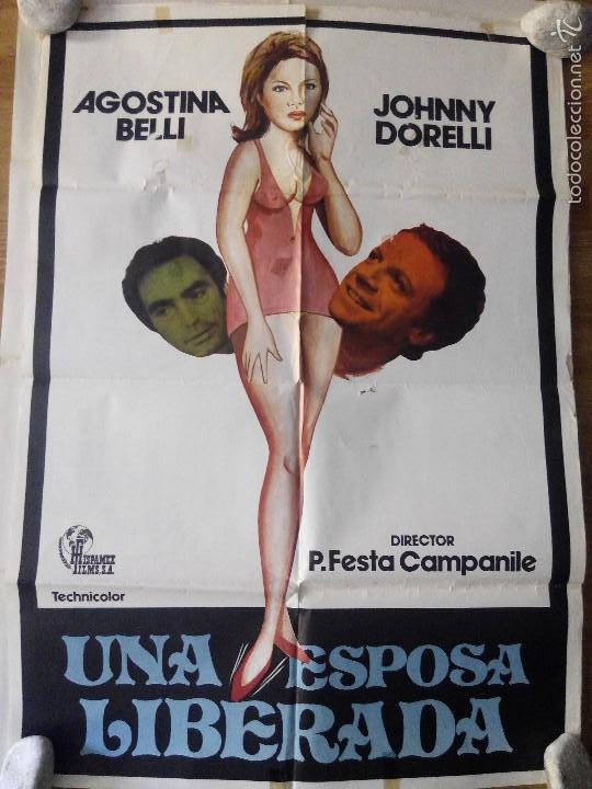 Cinema: Una esposa liberada - aprox 70x100 Cartel ORIGINAL cine (L30)