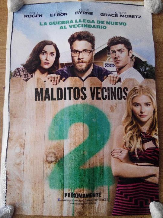 Cinema: Malditos vecinos 2 - aprox 70x100 Cartel ORIGINAL cine (L31)