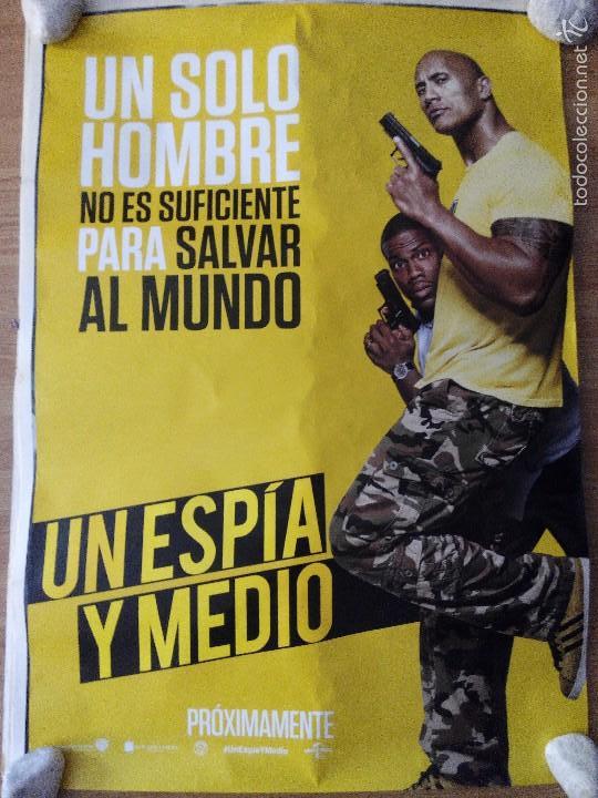 Cinema: Un esp&iacute;a y medio - aprox 70x100 Cartel ORIGINAL cine (L31)