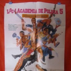 Cine: CINE - LOCA ACADEMIA DE POLICIA 5 (1988) - CARTEL AFICHE ORIGINAL100 X 70 CM