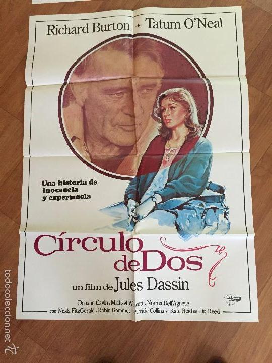 Cinema: circulo de dos poster de 100x70 buen estado n&ordm; 54