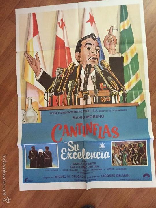 Cine: su excelencia poster 100x70 buen estado n&ordm; 92