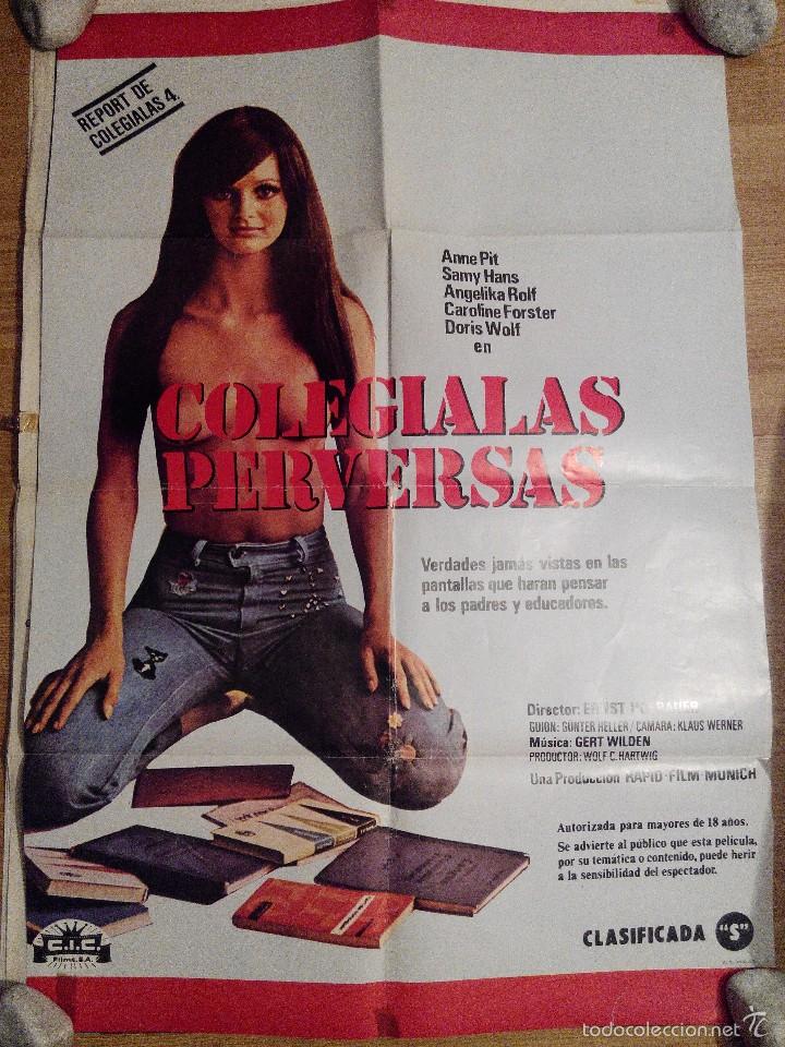 Cin&eacute;ma: Colegialas perversas - aprox 70x100 Cartel ORIGINAL cine (L31)