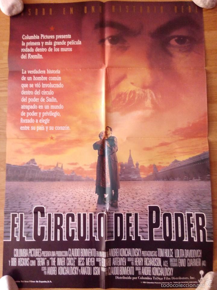 Cin&eacute;ma: El circulo del poder - aprox 70x100 Cartel ORIGINAL cine (L31)