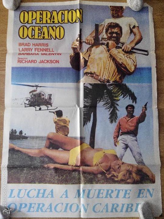 Cinema: Operaci&oacute;n oceano - aprox 70x100 Cartel ORIGINAL cine (L31)