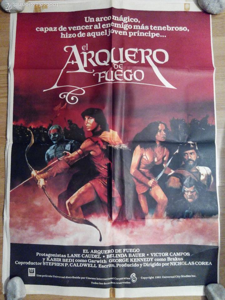 Cinema: El arquero de fuego - aprox 70x100 Cartel ORIGINAL cine (L31)