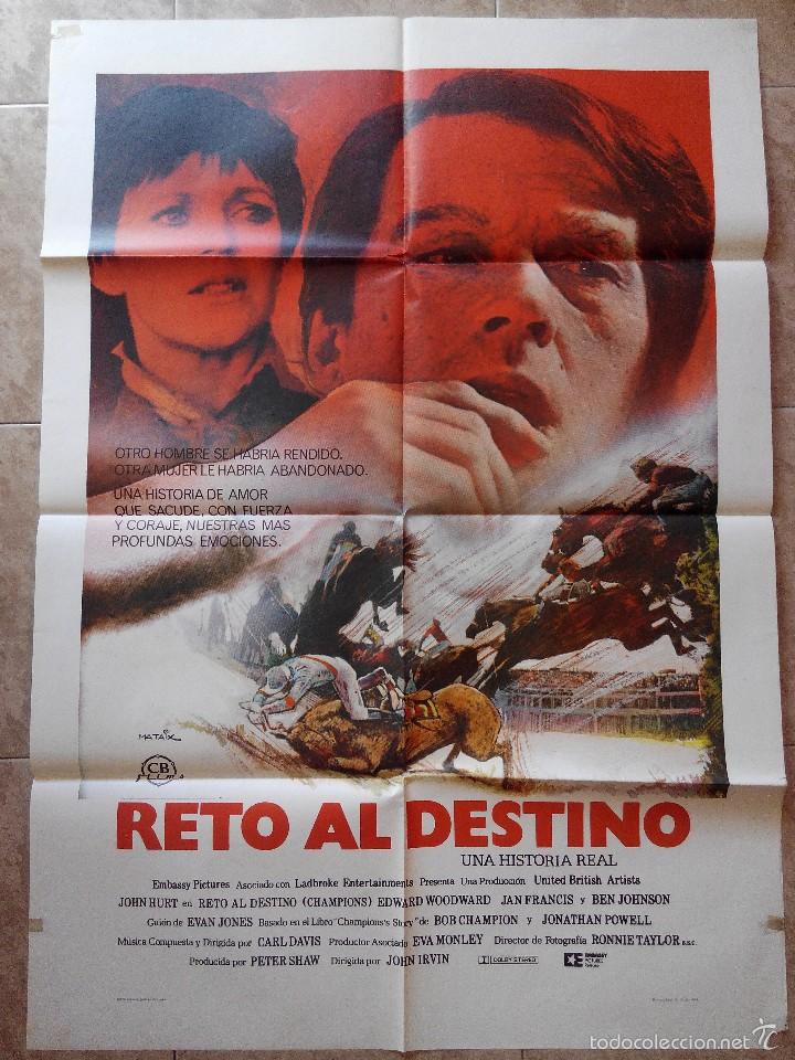 Cin&eacute;ma: Reto al destino - aprox 70x100 Cartel ORIGINAL cine (L32)