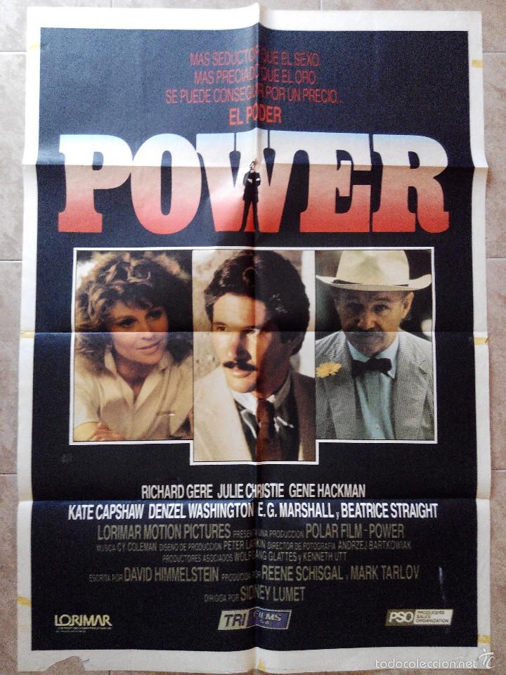 Cin&eacute;ma: Poder (power) - aprox 70x100 Cartel ORIGINAL cine (L32)