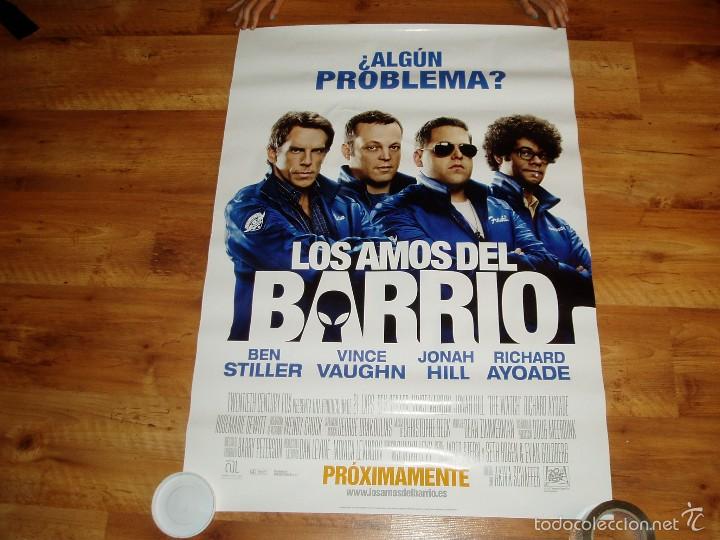 Kino: POSTER O CARTEL DE CINE. LOS AMOS DEL BARRIO. MUY BUEN ESTADO.