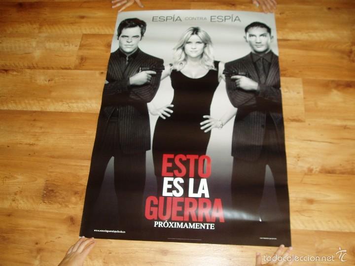 Kino: POSTER O CARTEL DE CINE. ESTO ES LA GUERRA. MUY BUEN ESTADO.