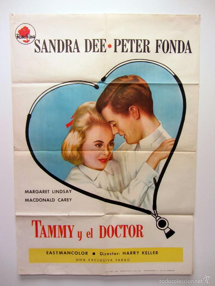 Cinema: Tammy y el doctor. Cartel original de la pel&iacute;cula	70 x 100