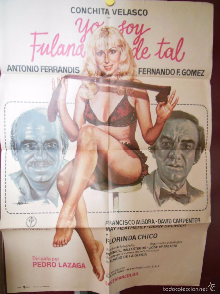Kino: YO SOY FULANA DE TAL. LAZAGA Pedro (Director) MAD (Dise&ntilde;o) 1975