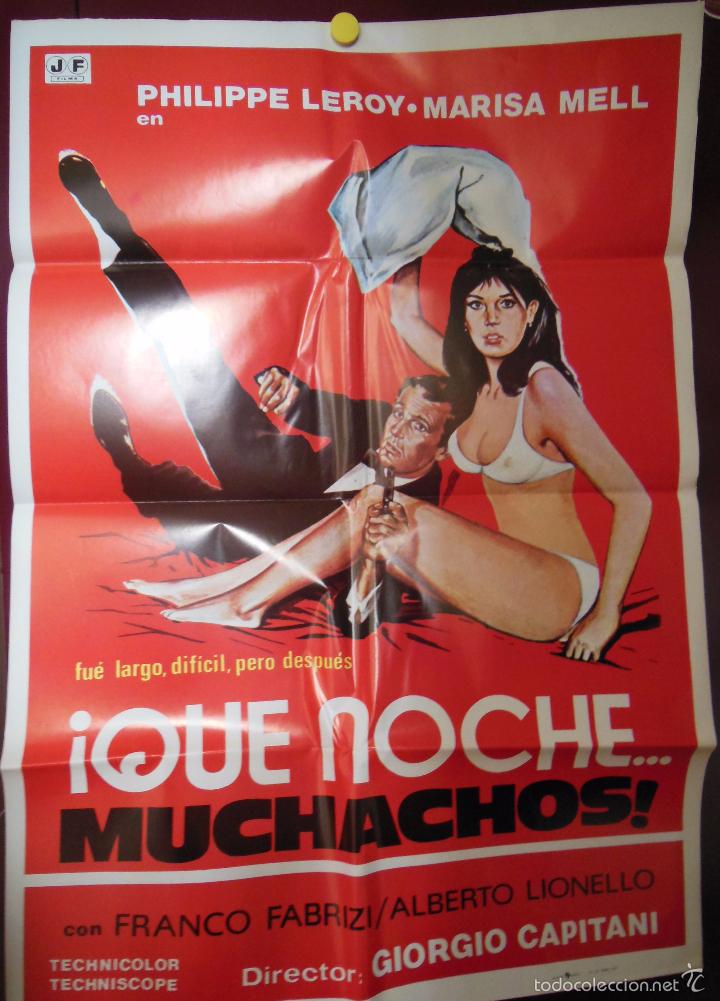 Kino: QUE NOCHE... MUCHACHOS! 1978. CAPITAN Giorgio (Director) 70x100 cm