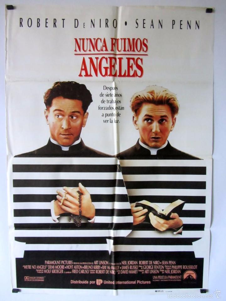 Cin&eacute;ma: Nunca fuimos &aacute;ngeles Cartel original del estreno, 70 x 100. Robert De Niro-Sean Penn