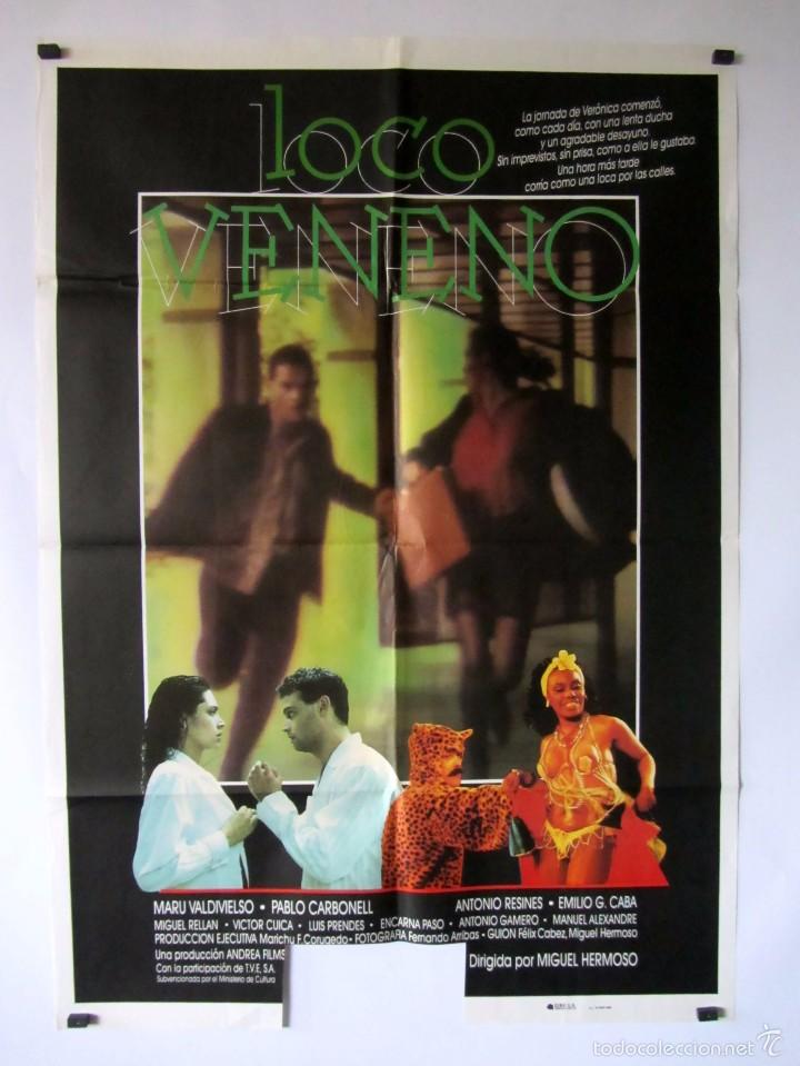 Kino: Loco veneno Cartel original de la pel&iacute;cula (recortado) 70 x 100