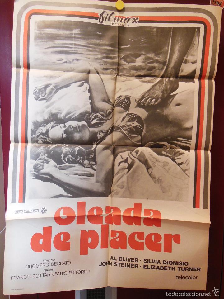 Cin&eacute;ma: OLEADA DE PLACER. 1977. DEODATO Ruggero (Director) 70x100 cm