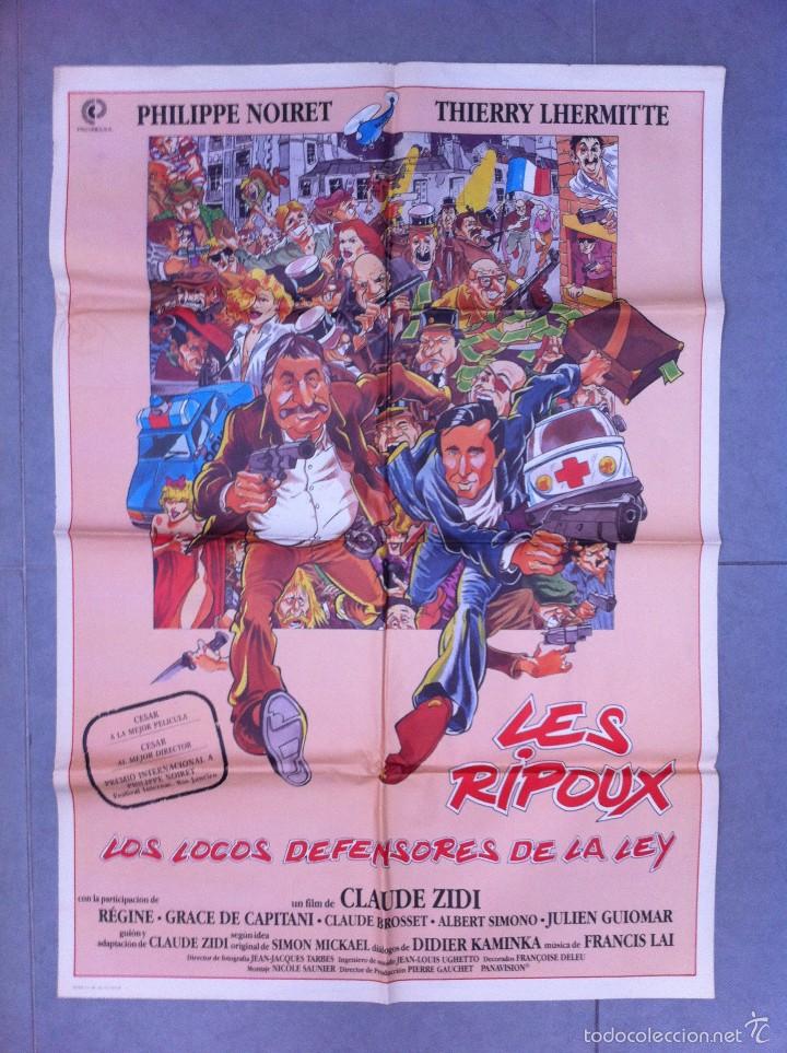 Cinema: CARTEL DE CINE 70X100 LES RIPOUX LOS LOCOS DEFENSORES DE LA LEY