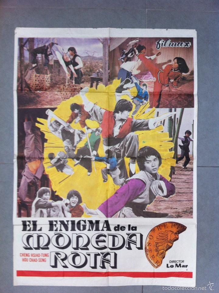 Cine: CARTEL DE CINE 70X100 EL ENIGMA DE LA MONEDA ROTA