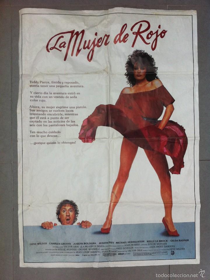 Cinema: CARTEL DE CINE 70X100 GENE WILDER Y JUDITH IVEY EN LA MUJER DE ROJO