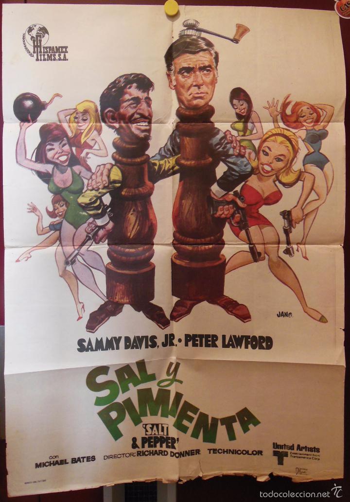 Cinema: SAL Y PIMIENTA. DONNER Richard (Director) JANO (Dise&ntilde;o) 1969. 70x100 cm