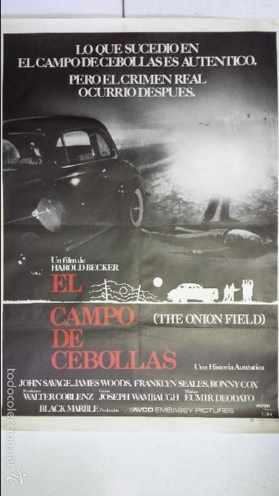 Cin&eacute;ma: ANTIGUO Y ORIGINAL CARTEL DE CINE 70 X 100 CM. EL CAMPO DE CEBOLLAS - 1980