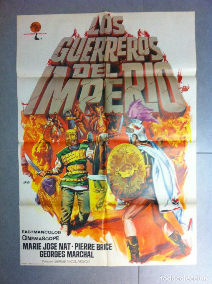 Cinema: CARTEL DE CINE 70X100 LOS GUERREROS DEL IMPERIO CON MARIE JOSE NAT Y PIERRE BRICE DIRECTOR NICOLAESC
