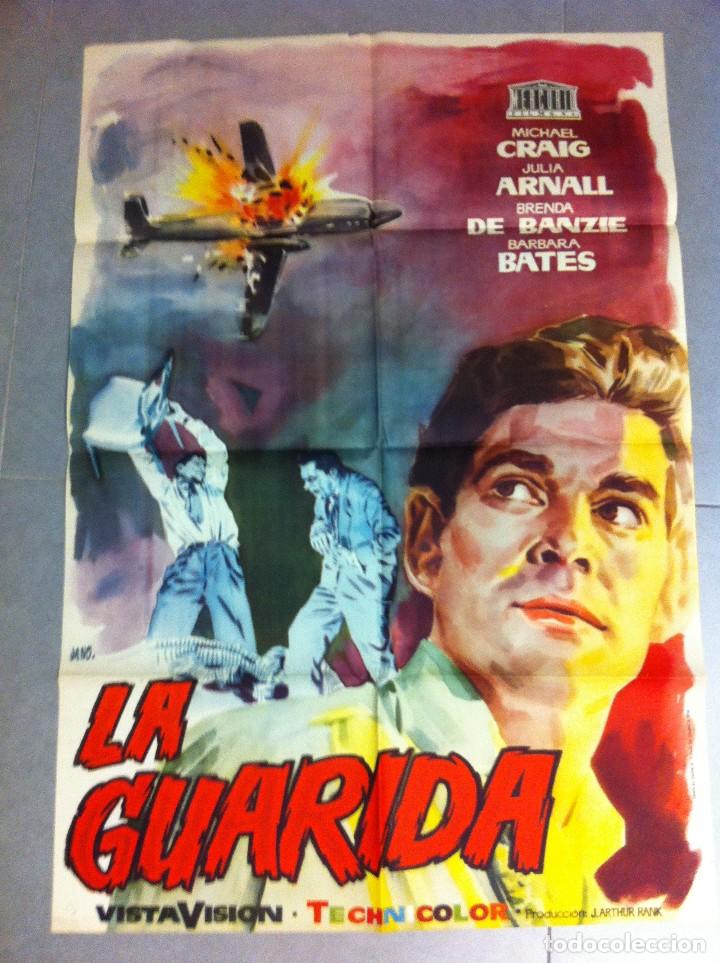 Cinema: CARTEL DE CINE 70X100 LA GUARIDA CON MICHAEL CRAIG Y JULIA ARNALL DIRECTOR J ARTHUR RANK 1958