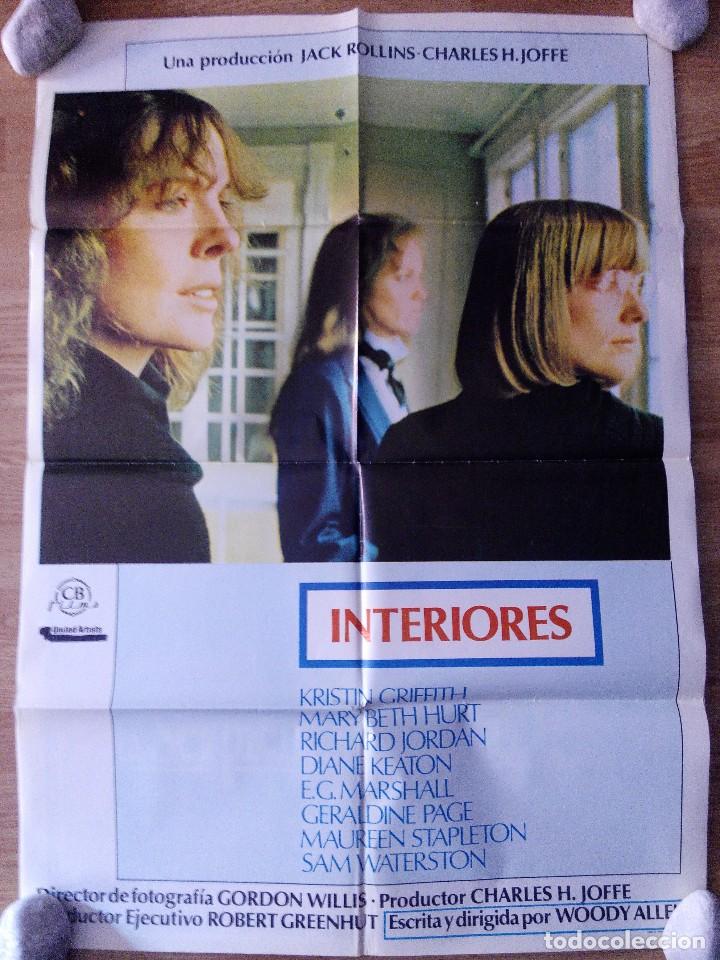 Cinema: Interiores - aprox 70x100 Cartel ORIGINAL cine (L33)