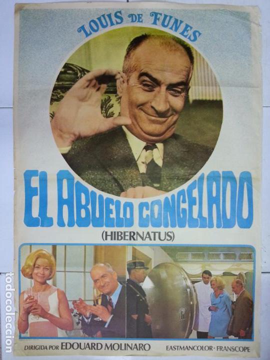 Cinema: ANTIGUO Y ORIGINAL CARTEL DE CINE 70 X 100 CM. EL ABUELO CONGELADO - 1978