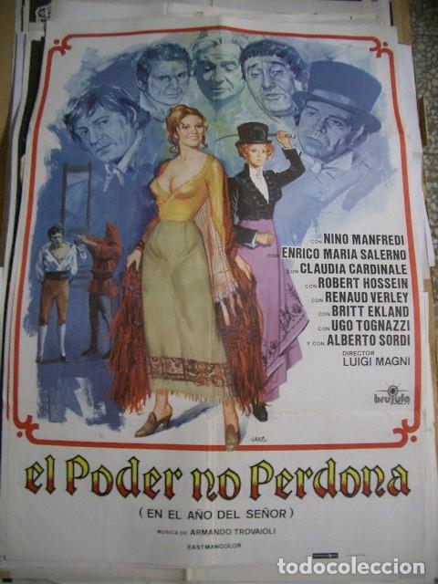Cine: Poster original de cine 70x100cm El Poder no Perdona - Foto 1