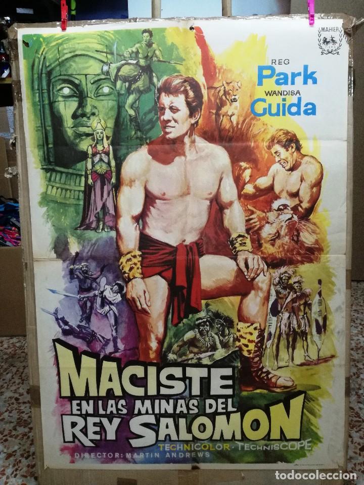 Cinema: MACISTE EN LAS MINAS DEL REY SALOMON POSTER 100X70
