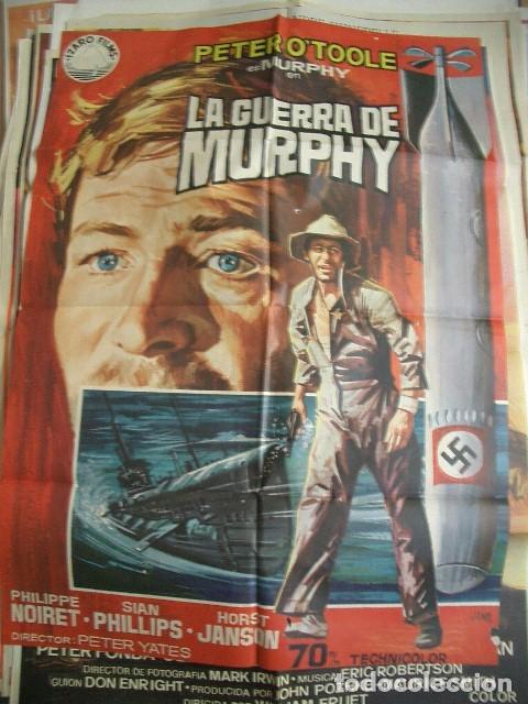 Cine: Poster original de cine 70x100cm LA GUERRA DE MURPHY