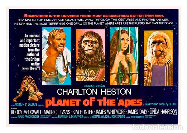 El Planeta De Los Simios 1968. Charlton Heston. - Comprar Carteles Y ...