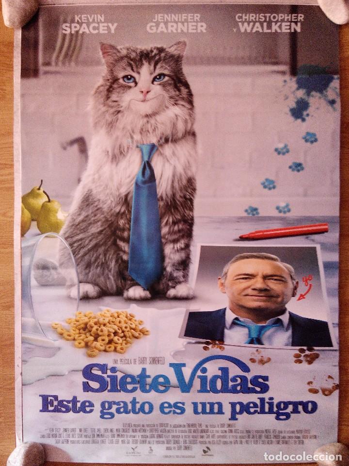 Cinema: Siete vidas - aprox 70x100 Cartel ORIGINAL cine (L34)