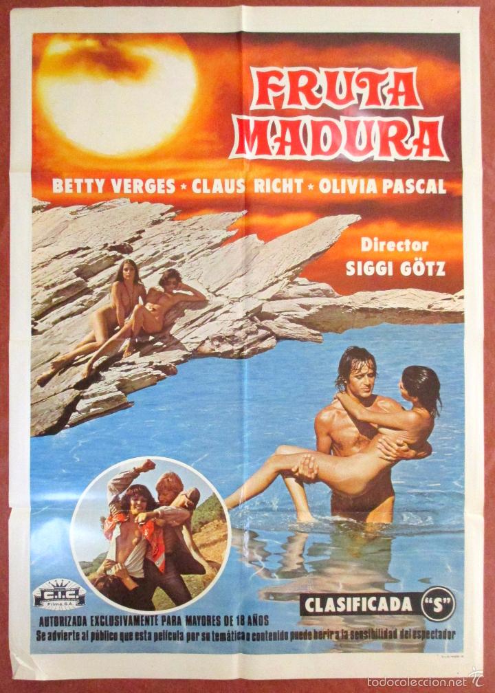 Cine: POSTER CARTEL CINE ORIGINAL , FRUTA MADURA , 1977
