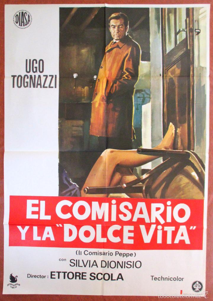 Cine: POSTER CARTEL CINE ORIGINAL , EL COMISARIO Y LA DOLCE VITA , 1969