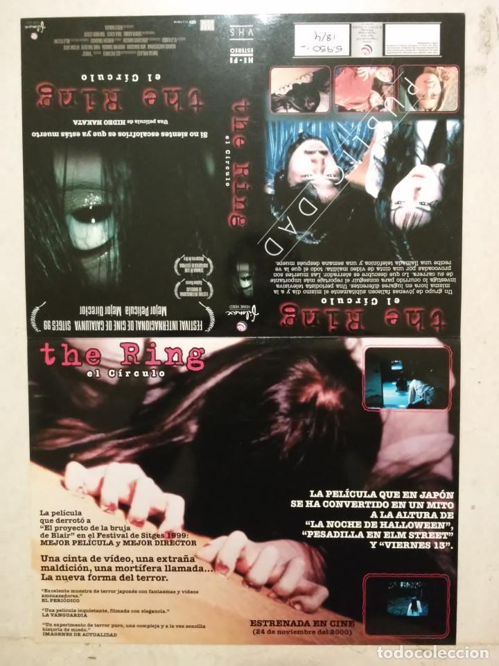 Cine: POSTER ORIGINAL -A3- THE RING EL CIRCULO - TERROR - RINGU - Foto 2