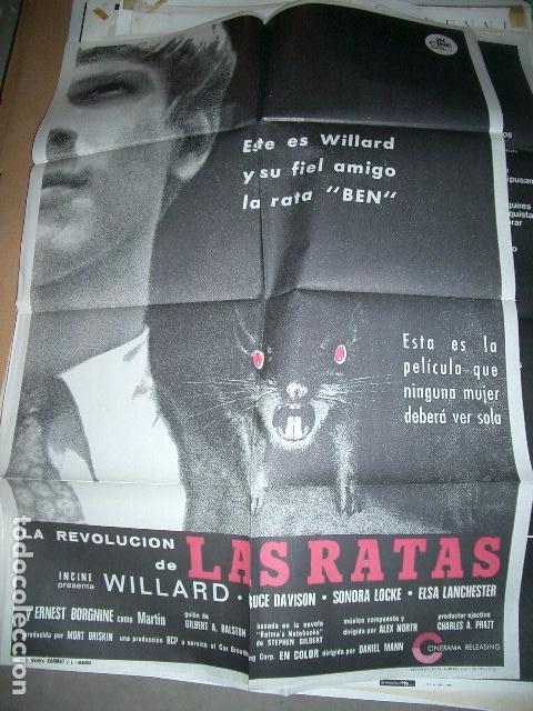 Cine: P&Oacute;ster de cine original 70x100cm LA REVOLUCION DE LAS RATAS