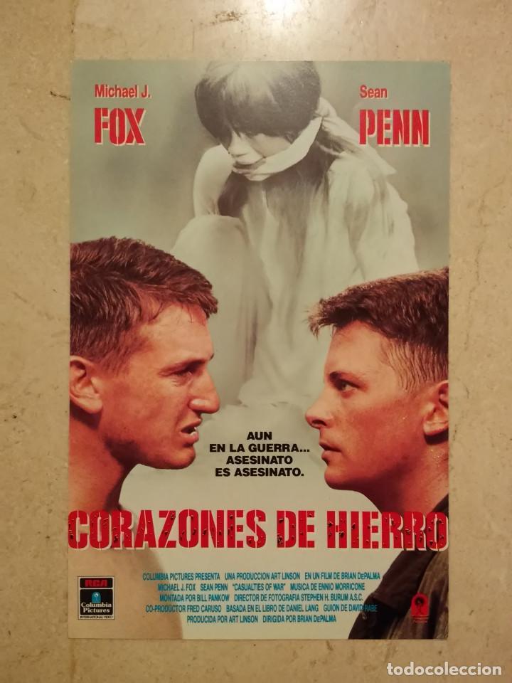 Kino: MINI-POSTER ORIGINAL 13*18 - CORAZONES DE HIERRO - MICHAEL J FOX - SEAN PENN