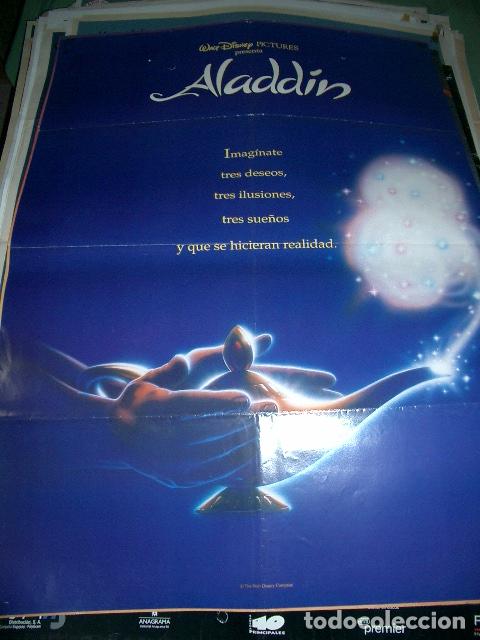 Cine: 2 POSTERS DIFERENTES DE ALADIN - Foto 1