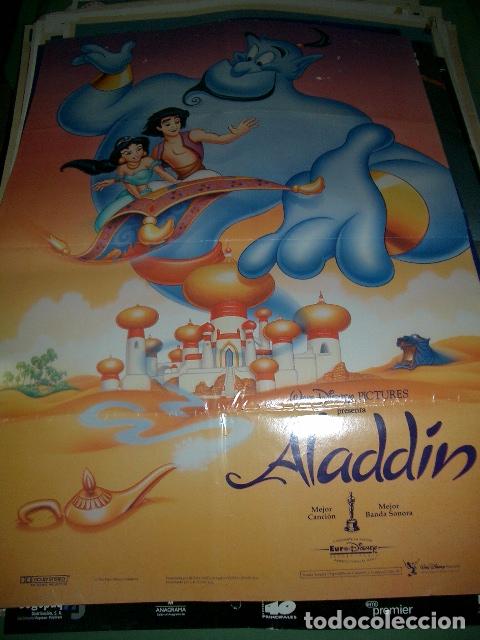 Cine: 2 POSTERS DIFERENTES DE ALADIN - Foto 2
