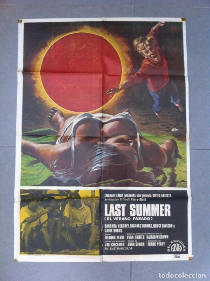 Cinema: CARTEL DE CINE 70X100 LAST SUMMER CON BARBARA HERSHEY Y RICHARD THOMAS DIR FRANK PERRY