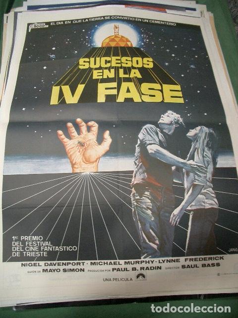 Cine: P&oacute;ster original 70x100cm SUCESOS EN LA IV FASE. NIGEL DAVENPORT, MICHAEL MURPHY