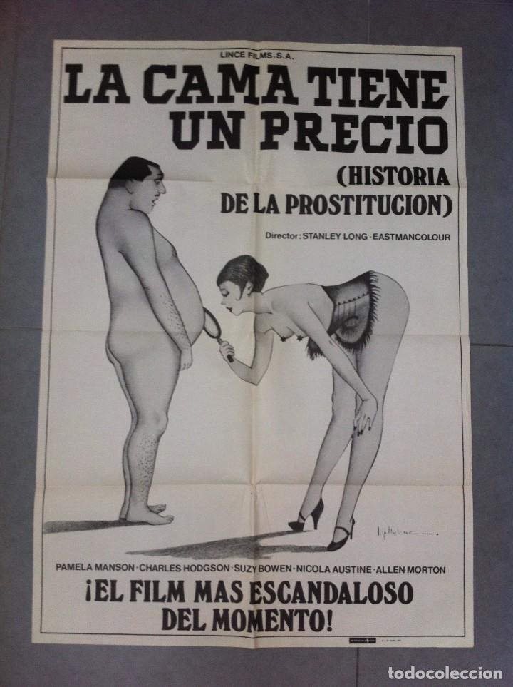 Cinema: CARTEL DE CINE 70X100 ORIGINAL LA CALMA TIENE UN PRECIO CON PAMELA MANSON DIR STANLEY LONG 1981