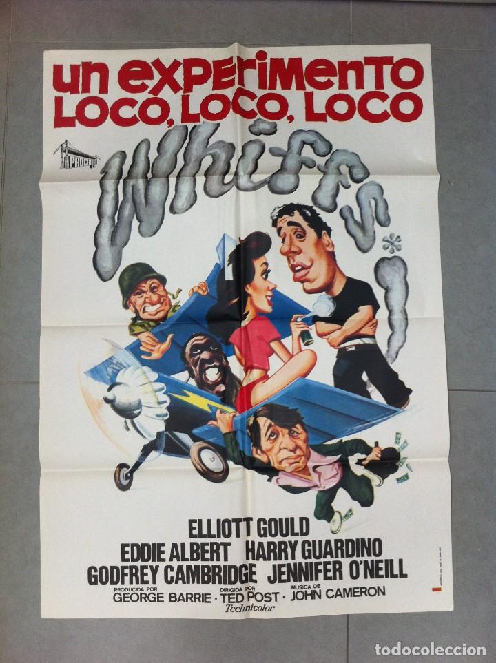 Cinema: CARTEL DE CINE 70X100 ORIGINAL UN EXPERIMENTO LOCO LOCO LOCO CON ELLIOTT GOULD DIR GEORGE BARRIE