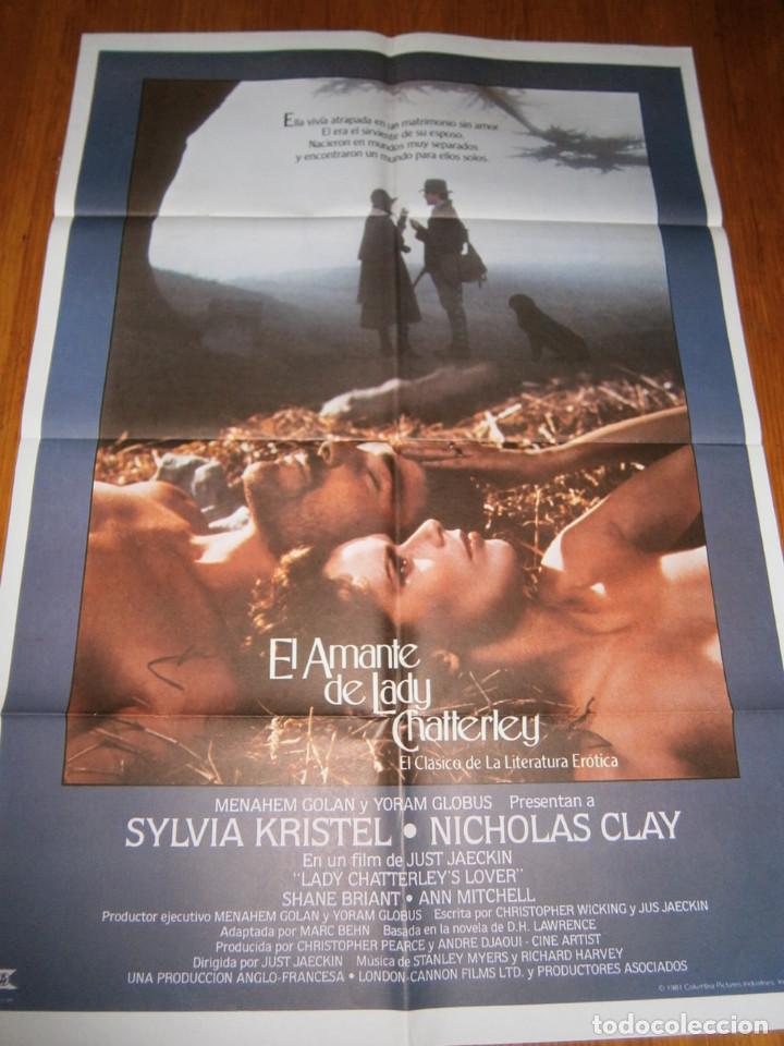 Cinema: -POSTER DE CINE.(70X100).EL AMANTE DE LADY CHATTERLEY..EL CLASICO DE LA LITERATURA EROTICA..