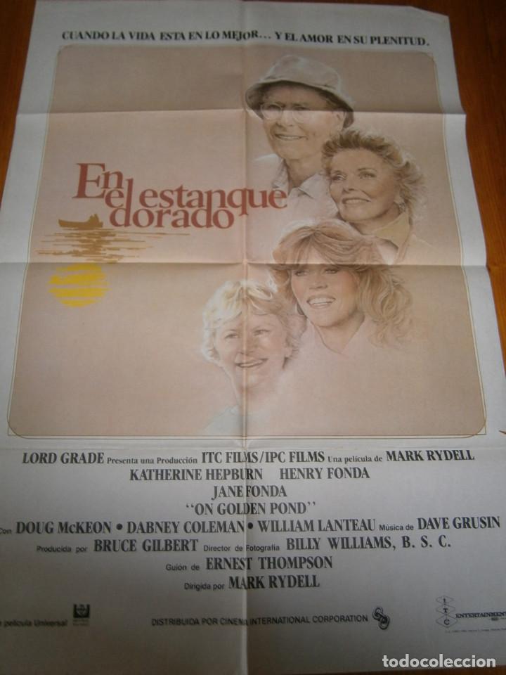 Cinema: -POSTER DE CINE.(70X100).EN EL ESTANQUE DORADO.